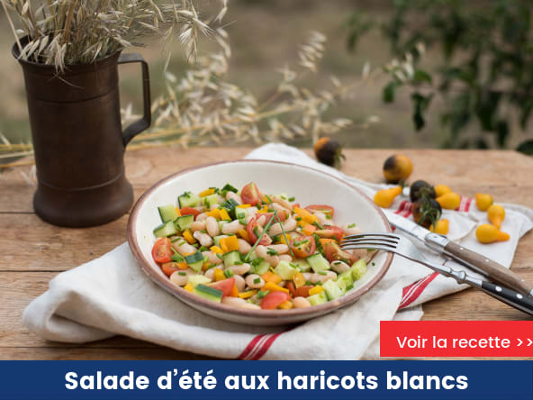 Salade d’été aux haricots blancs